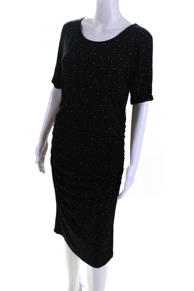 Isabella Oliver Womens Black Amelie T-Shirt Maternity Dress Size 10 12885012