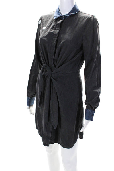 Bailey 44 Womens Blue Grey Denim Picnic Dress Size 6 12872347
