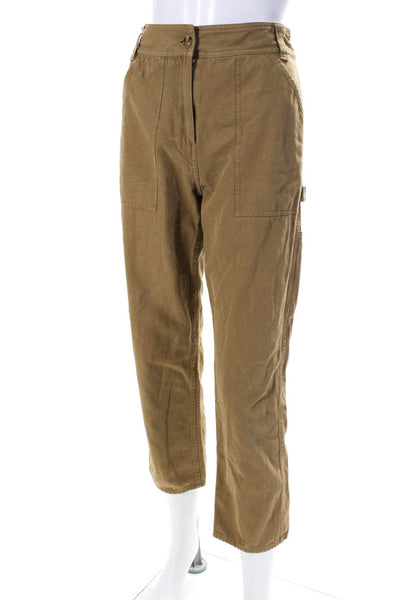 Thakoon Womens Brown Straight Cargo Pants Size 6 14866290