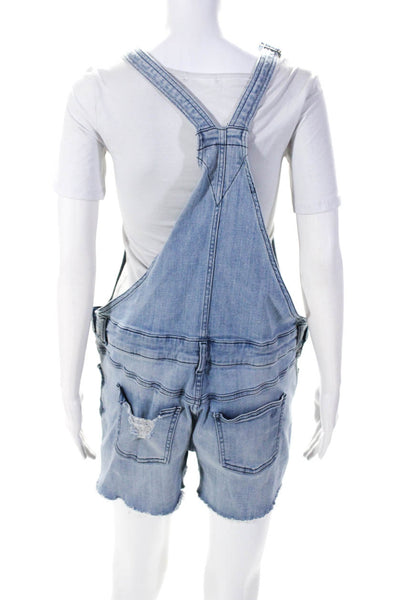 DL1961 Womens Blue Abigail Maternity Overall Size 10 12318899