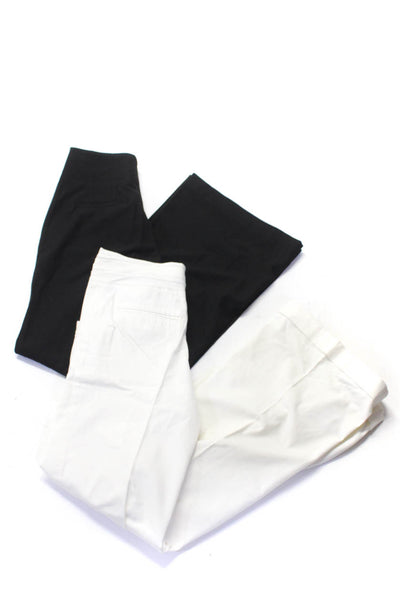 Creme Fraiche Claude Brown Womens Trousers Pants Black White Size 2 4 Lot 2