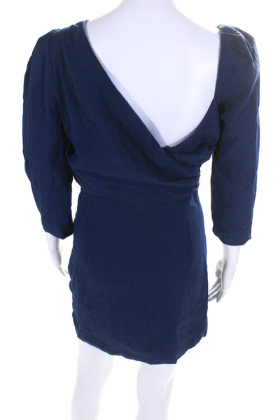 ATOÍR Womens Blue Perfect Places Cutout Dress Size 6 13802583