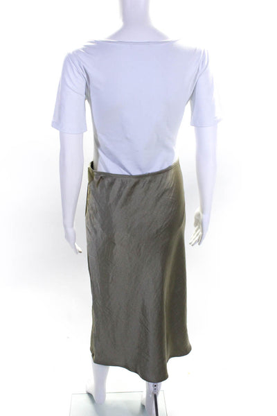 Samsoe Womens Brown Khaki Agneta Skirt Size 10 15349969