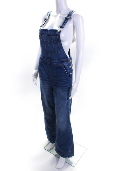 Madewell Womens Blue Flared Overalls Size 4 15991205