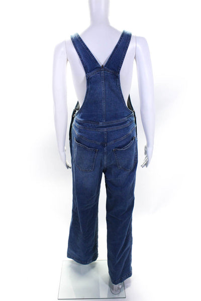 Madewell Womens Blue Flared Overalls Size 4 15991205