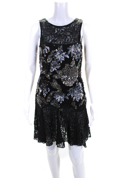 Nicole Miller Womens Black Like To Party Dress Size 6 10292534