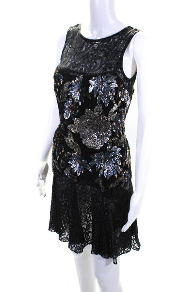Nicole Miller Womens Black Like To Party Dress Size 6 10292534