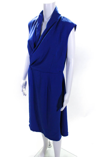 Of Mercer Womens Blue Cobalt Allen Dress Size 8 12359940