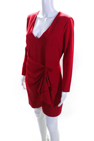 Parker Womens Red Aggie Dress Size 10 11595010