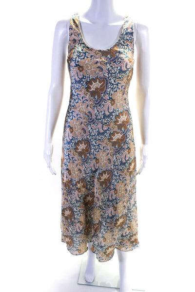 Drew Women's Sleeveless Paisley Print Swing Dress Multicolor Size XS