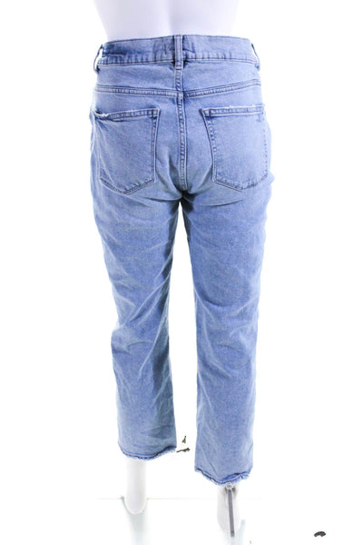DL1961 Womens Blue Patti Straight Vintage Maternity Jeans Size 10 14642185
