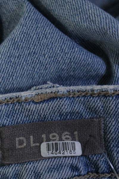 DL1961 Womens Blue Patti Straight Vintage Maternity Jeans Size 2 14642437