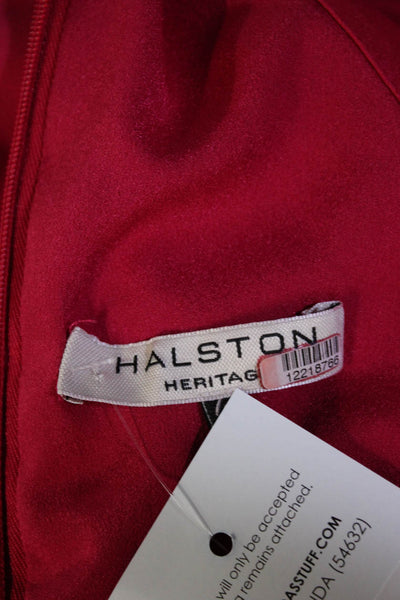 HALSTON Womens Pink Sleeveless Cowl Neck Flowy Leg Jumpsuit Size 2 12218766