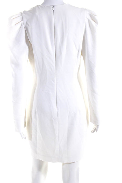 Black Halo Womens White White Hadley Dress Size 8 13269682