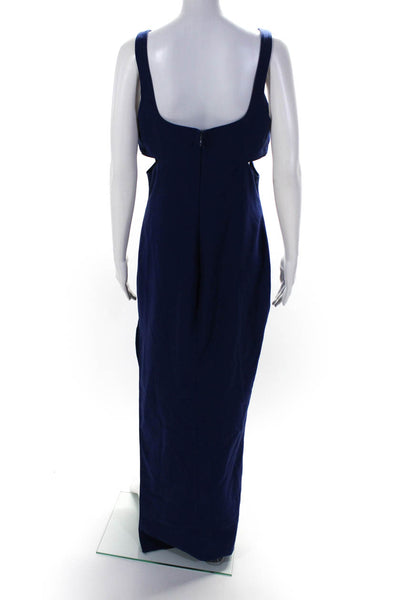 LIKELY Womens Blue Blue Cutout Gown Size 12 10923800
