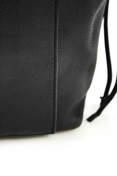 Louis Vuitton Womens Top Handle LV Logo Lock Me Flap Shoulder Handbag Black