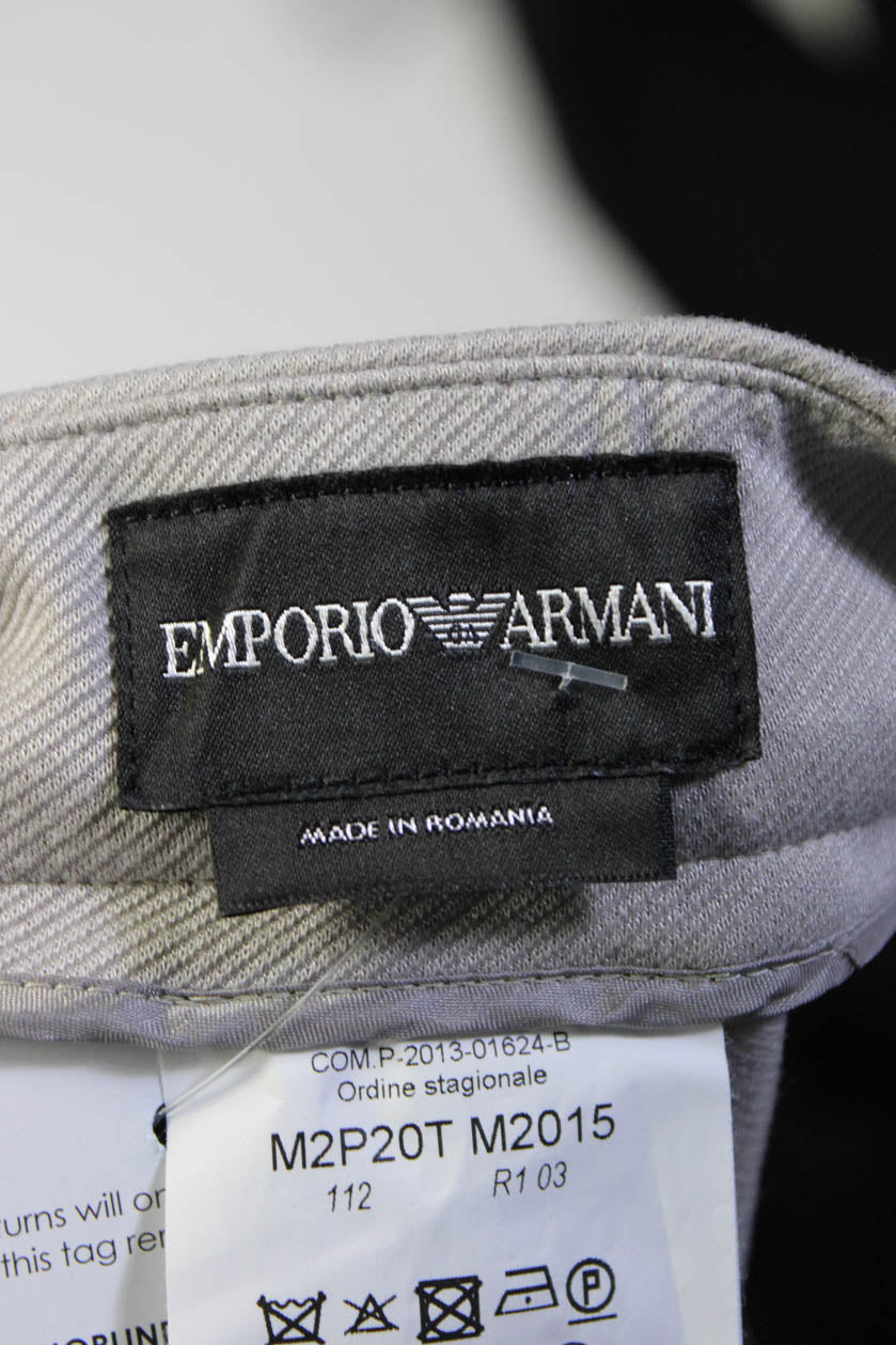 EMPORIO ARMANI WOMENS Trousers Black Regular Straight Wool W32 L32 £16.99 -  PicClick UK