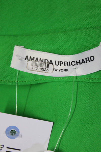 Amanda Uprichard Womens Green Wintour Dress Size 10 12313225