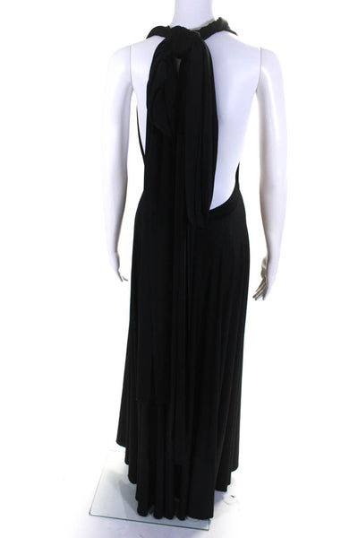 twobirds Womens Black Black Classic Convertible Gown Size 0 10898863