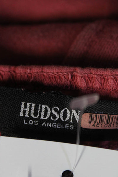 Hudson Womens Red Cabernet Tie Dye Sweatpants Size 2 14610863