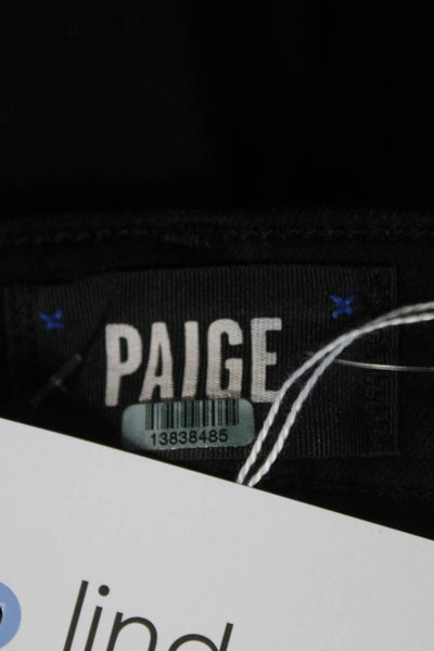 PAIGE Womens Black Lou High Rise Jeans Size 0 13838485