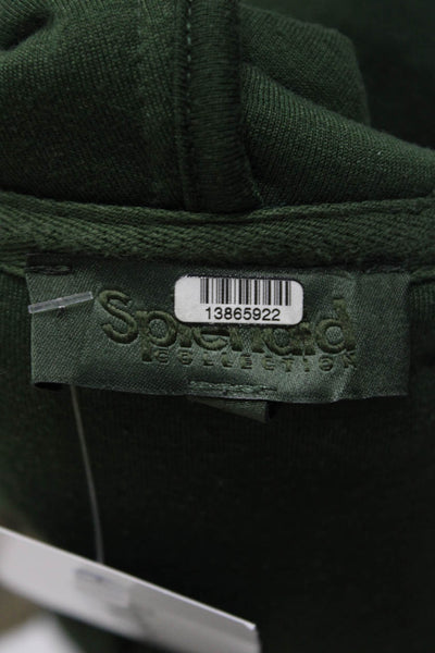 Splendid Womens Green Green Faux Sherpa Jacket Size 2 13865922