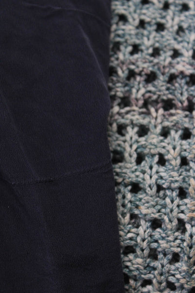 Hinge Everlane Women's Cotton Open Knit Pullover Sweater Blue Size M 10, Lot 2