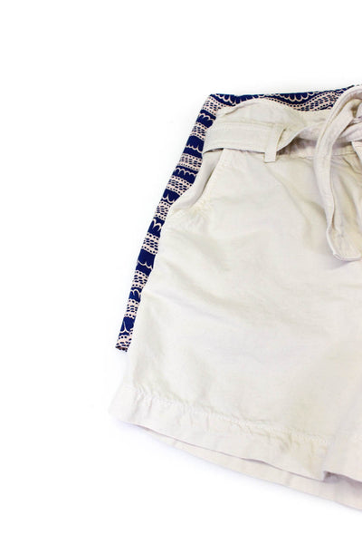 Tocca Ba&Sh Women's Wavy Print Mini Shorts Blue Size 0 XS, Lot 2