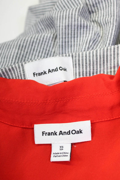 Susana Monaco Frank & Oak Women's Striped Off Shoulder Top Red Size S XS 0 Lot 3