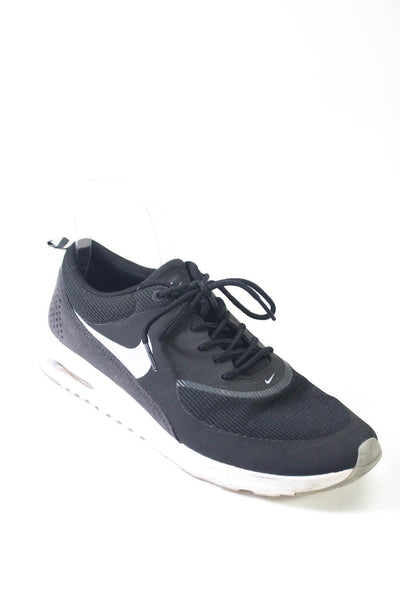 Nike Womens Black Air Max Thea Low Top Running Athletic Sneakers Shoes Size 10