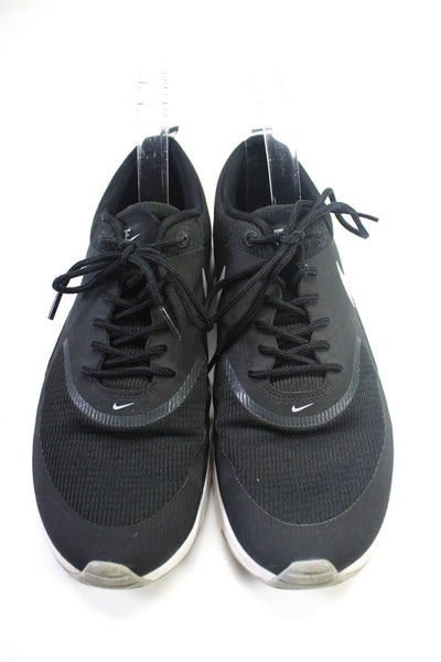 Nike Womens Black Air Max Thea Low Top Running Athletic Sneakers Shoes Size 10