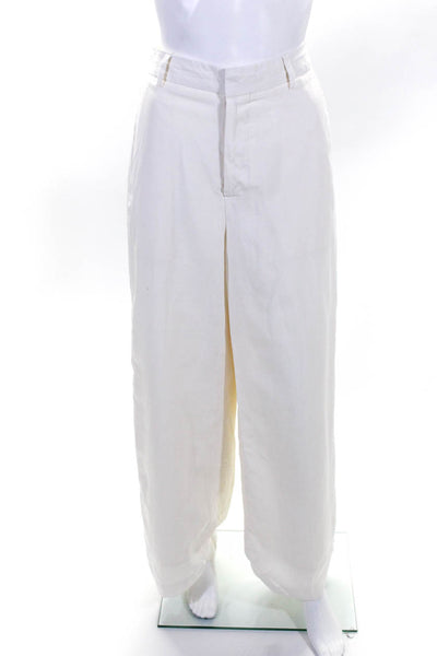 Scotch & Soda Womens Off-White Hana Wide Leg Pants Size 10 15408405