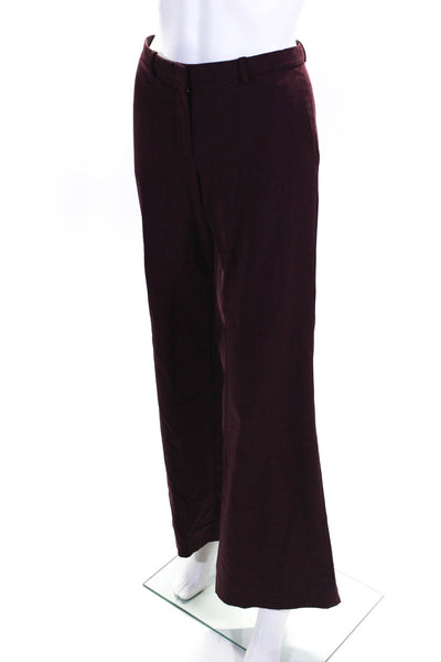 Theory Womens Purple Demitria 2 Classic Pants Size 4 12511788