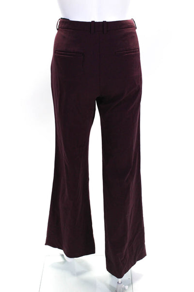 Theory Womens Purple Demitria 2 Classic Pants Size 6 12511299