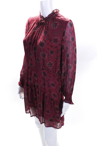 ba&sh Womens Red Gizel Dress Size 6 12393183