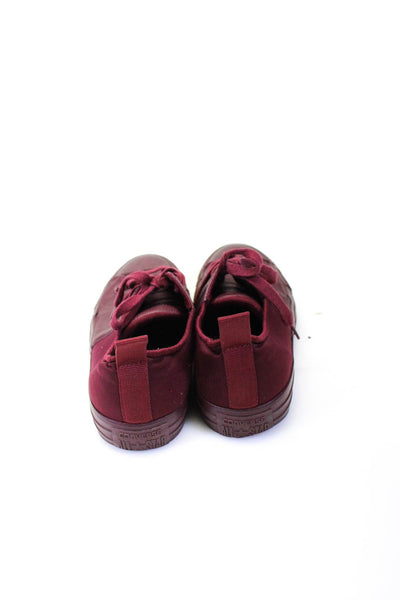Converse Womens Cap Round Toe Lace-Up Low Top Darted Sneakers Burgundy Size 7