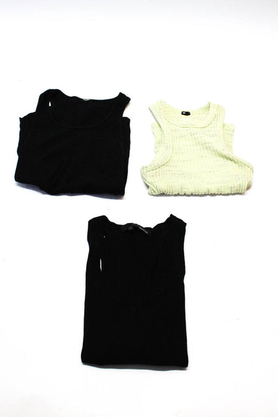 Monrow 360 Sweater Womens Tank Tops Black Size Small Extra Small Lot 3
