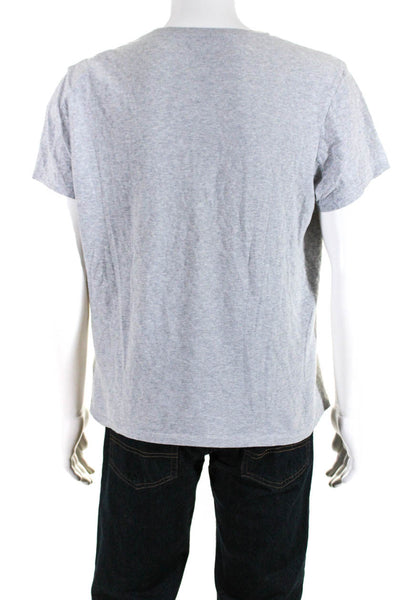 Allsaints Mens Round Neck Short Sleeve Pullover T-Shirt Gray Size M