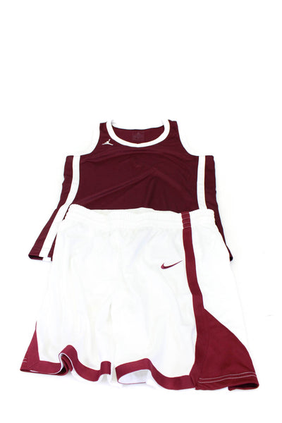 Nike Men's Elastic Waist Athletic Short White Size M Lot 3