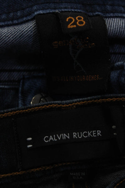 Calvin Rucker Women's Midrise Dark Wash Skinny Pant Size 27 Lot 2