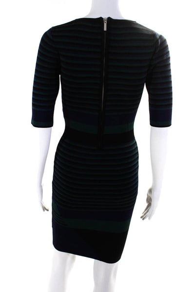 John + Jenn Womens Black Black Striped Lucy Knit Dress Size 0 11572403