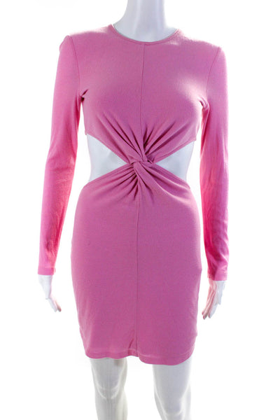 THIRD FORM Womens Pink Once Around Mini Dress Size 4 14666973