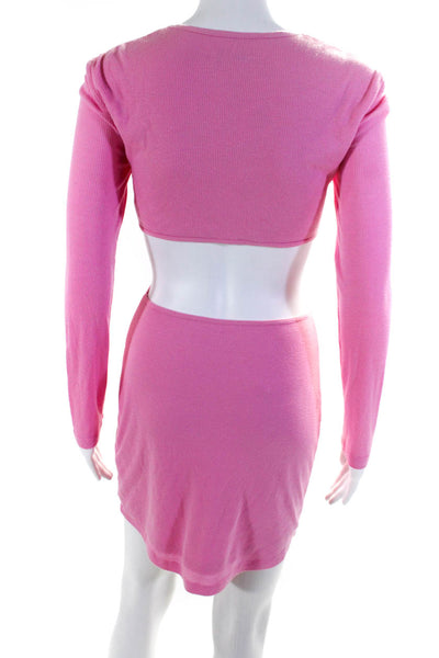 THIRD FORM Womens Pink Once Around Mini Dress Size 4 14666973