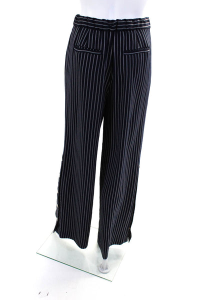 RACHEL ROY COLLECTION Womens Blue Button Trousers Size 0 12211204