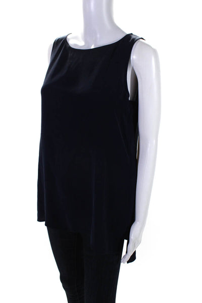 Eileen Fisher Women's Sleeveless Silk Top Blue Size XS