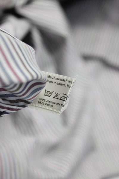 Calvin Klein Men's Collar Long Sleeves Button Down Shirt Plaid Size XXL Lot 2