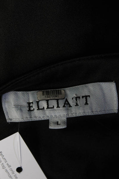 ELLIATT Womens Black Backstage Top Size 8 13270092