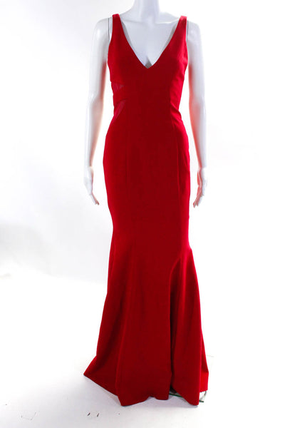 Jay Godfrey Womens Red Red Rockefeller Gown Size 2 10946060