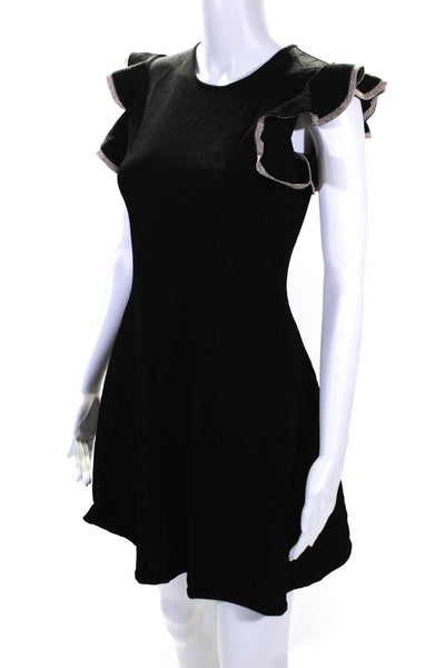 Shoshanna Womens Black Black Saya Knit Dress Size 6 11569869