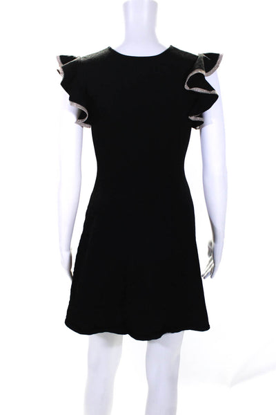 Shoshanna Womens Black Black Saya Knit Dress Size 6 11569869